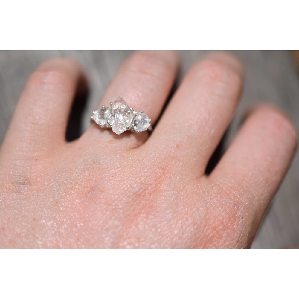 Engagement rings, raw diamond ring, raw stone ring, alternative engageme…